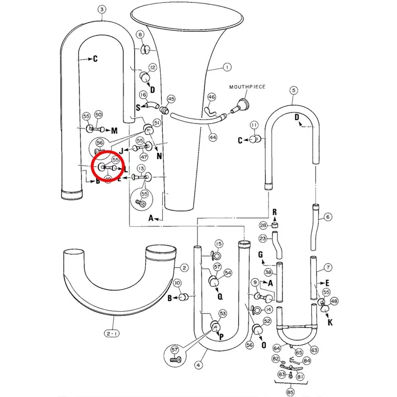 Yamaha Tuba Brace 9 YBB321S