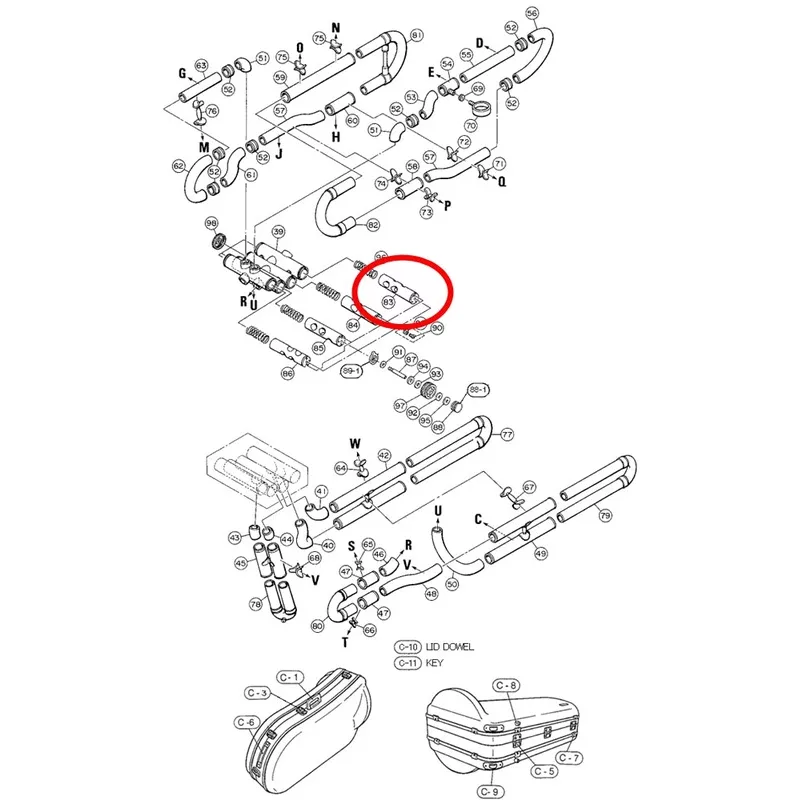 Yamaha Tuba Piston Number 1 CB621
