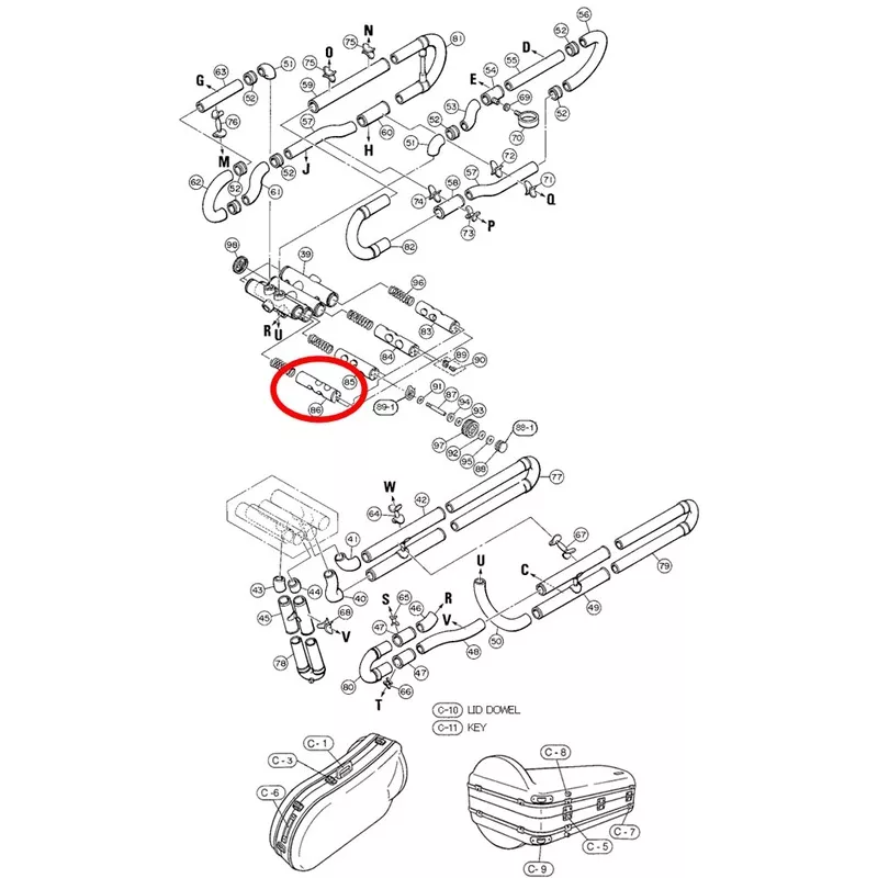 Yamaha Tuba Piston Number 4 CB621