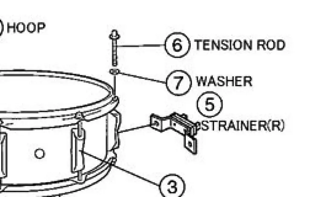 yamaha-u0043052-40mm-tension-rod Yamaha U0043052 40mm Tension Rod