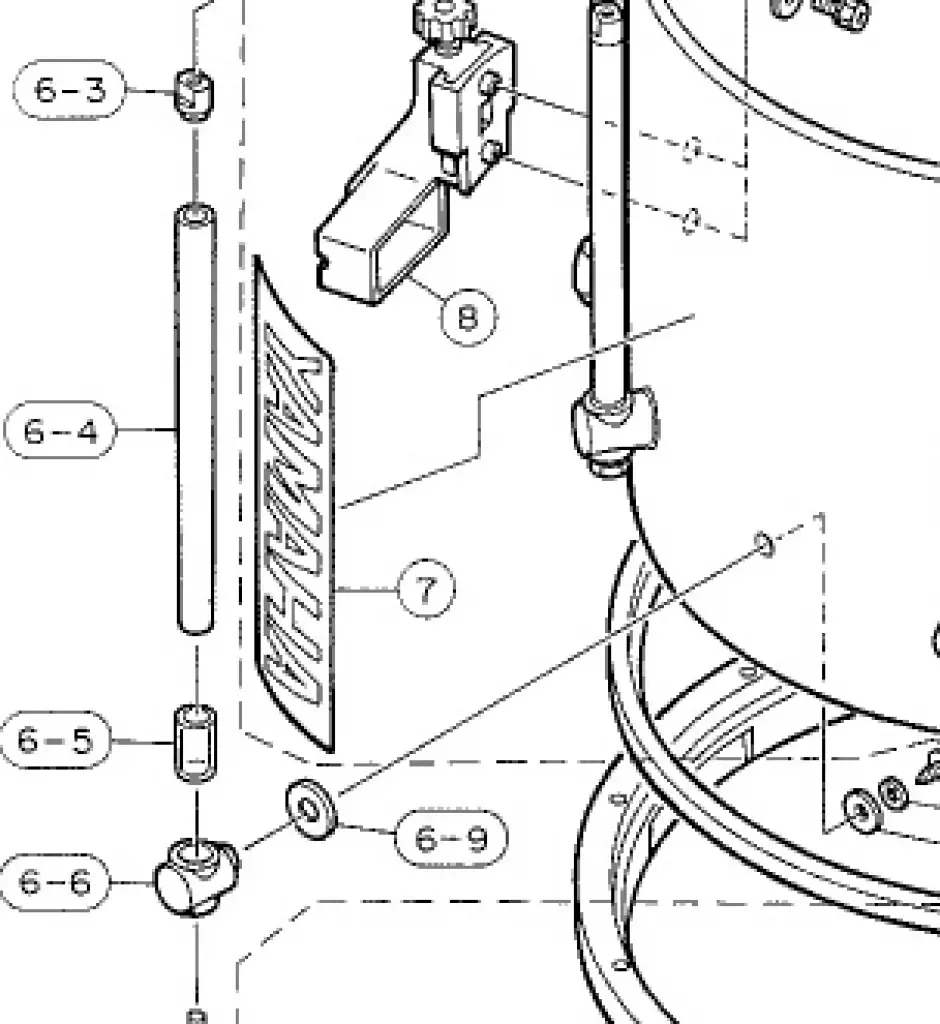 Yamaha U0143320 Long Tube;Sfz
