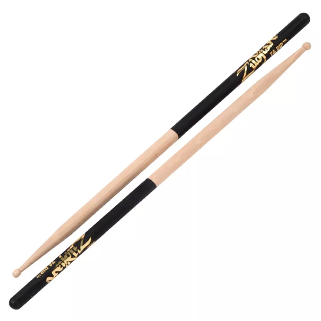 zildjian-dip-series-z7ad-7a-black-drumsticks Zildjian Dip Series Z7AD 7A Black Drumsticks