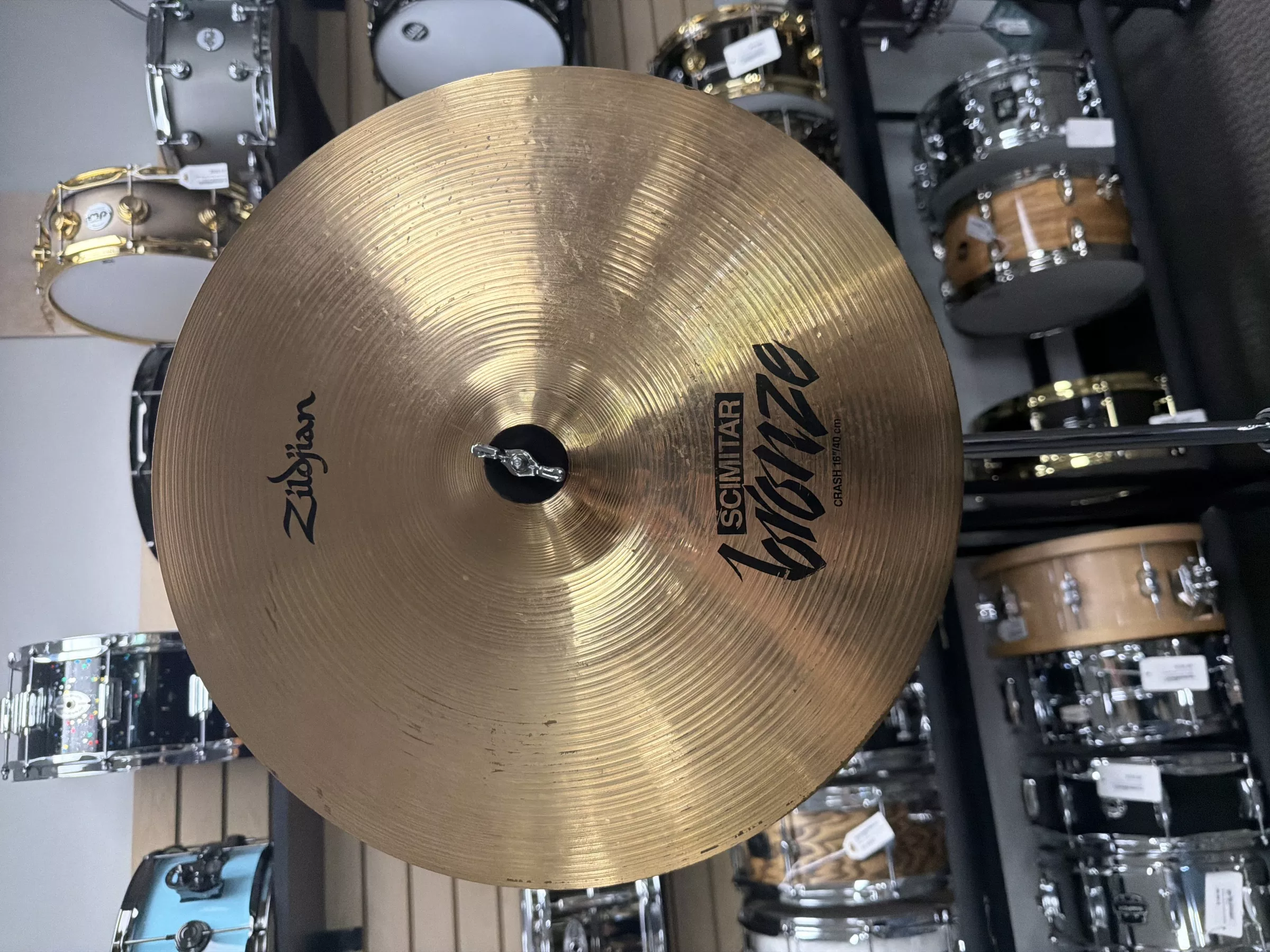 zildjian-zil-16scim-denu-16-scimitar-crash-1047g-used ZILDJIAN ZIL-16SCIM-DENU 16" SCIMITAR CRASH - 1047G - USED