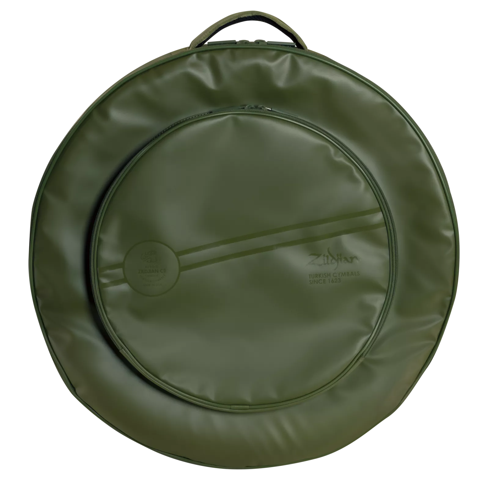 zildjian-zxcb00622-22-gigging-cymbal-bag-sage-green ZILDJIAN ZXCB00622 22" GIGGING CYMBAL BAG - SAGE GREEN