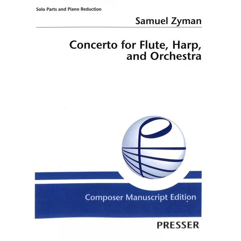 zyman-s-concerto-flute-harp-orchestra-piano-reduction Zyman, S :: Concerto for Flute, Harp, and Orchestra (Piano Reduction)